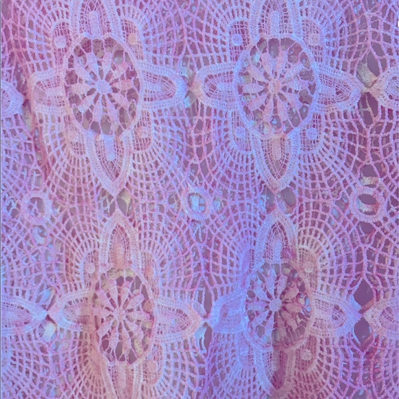💕 Superb boho pink crochet top size large 100% cotton - Picture 13 of 13